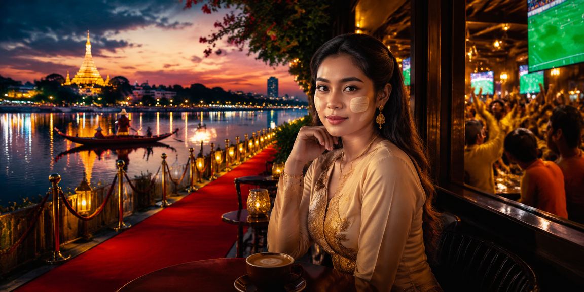 ygjdb တိုက်ရိုက်ကာစီနို မန္တလေး မြစ်ကမ်းရိုးတန်းမှ ညဘက် ဘောလုံးလောင်းကစား အခန်းကဏ္ဍ